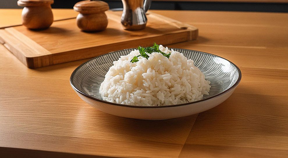 Arroz branco Para quem gosta de um acompanhamento mais consistente caldo de galinha